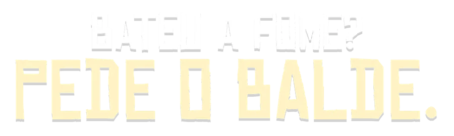 Bateu a fome? Pede o balde.